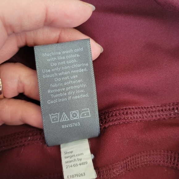 Champion workout legging maroon and pink S - Picture 6 of 7